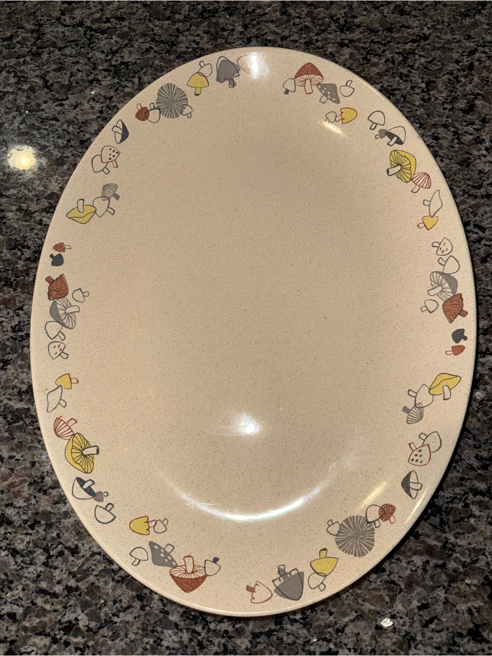 Vintage Franciscan Woodlore Oval Platter (approx 16x 13)